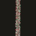 Holiday Trims Garland Snow/Red/Green Deluxe 3583433